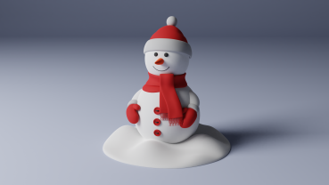 Lustiger Schneemann